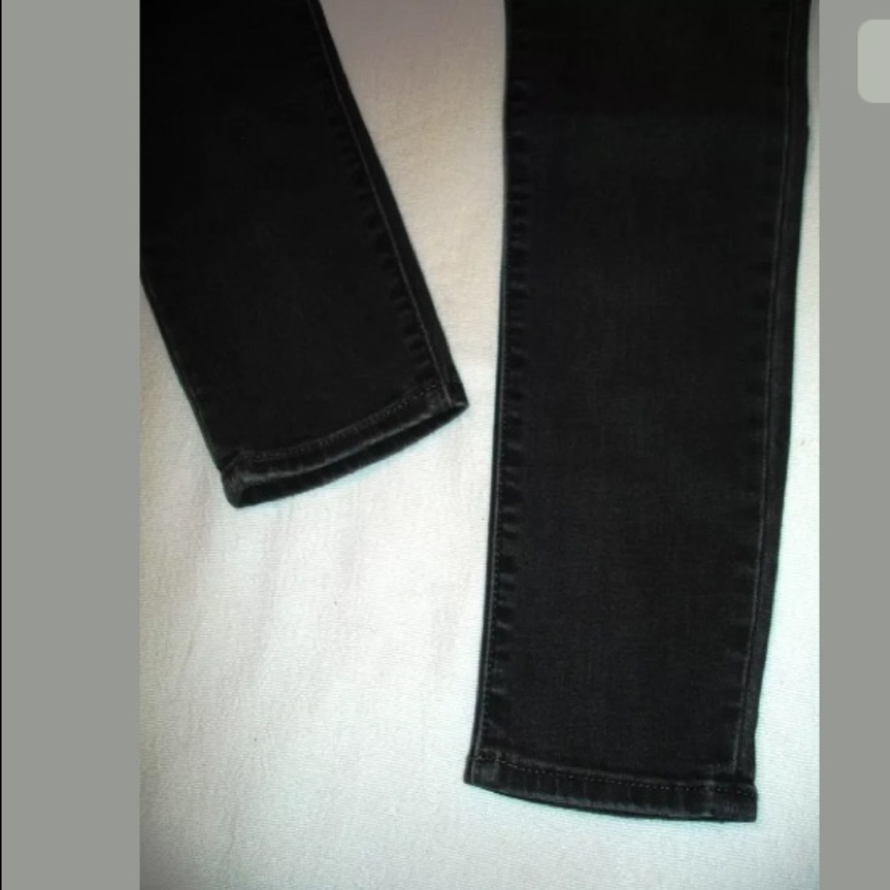 Gap 1969 Dark Gray Stretch True Skinny Jeans 26 L - Picture 5 of 8